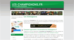 Desktop Screenshot of les-champignons.fr